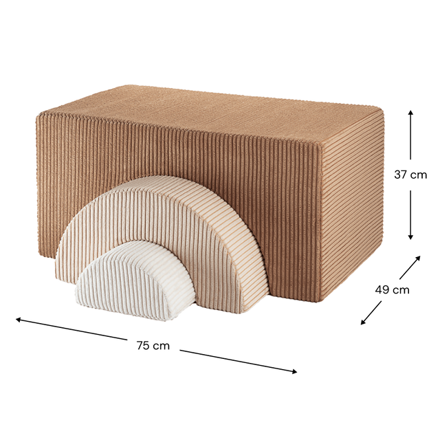 Mueble Set de Juego Arcoíris en ambiente de estilo nórdico