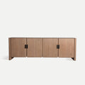 Vista frontal Mueble TV Busk 180 cm Fresno 4 puertas Kodu Homedesign Slowdeco