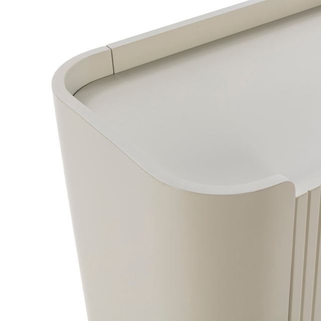 Aparador Willa 200 Crema, vista lateral