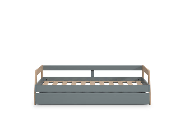 Cama Infantil Doble Carrie 211 Verde Kaki & Pino