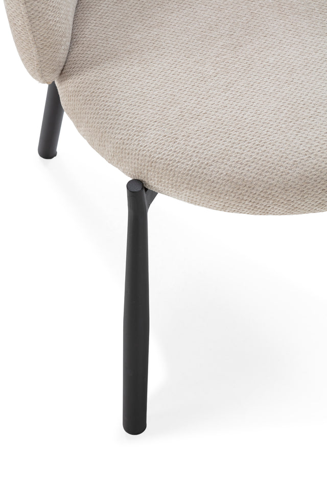 Butaca Tapizada Ginny Beige, vista adicional