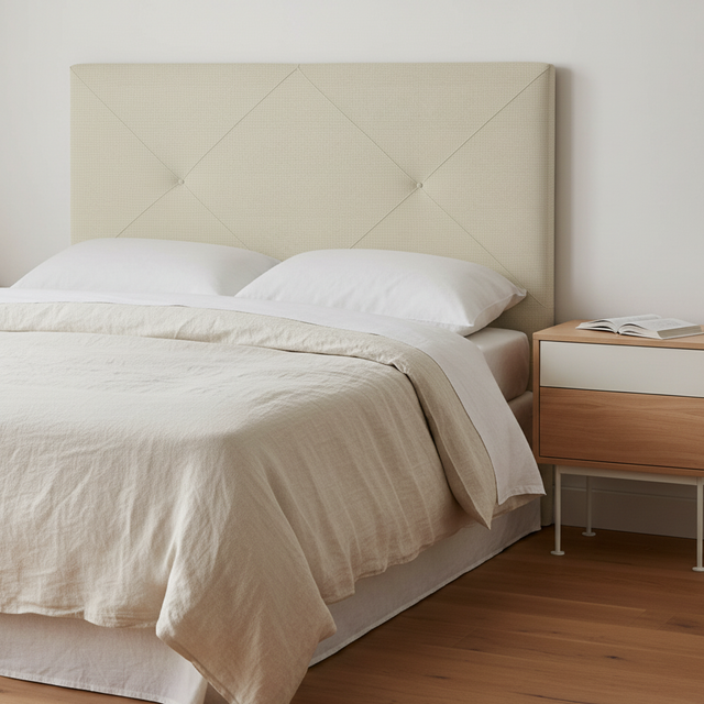 Mueble de diseño en madera natural en espacio de estilo nórdico