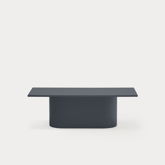 Mesa de Centro Rectangular Totem 110 Gris Antracita
