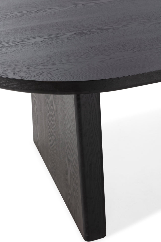 Mesa de Comedor Ovalada Blair 220 Negra, vista adicional