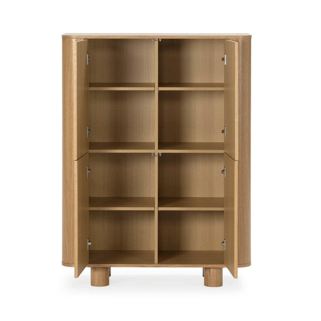 Mueble Auxiliar Padoc 100 Roble, detalle del acabado