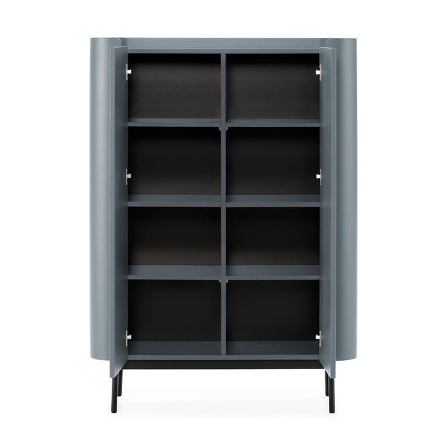 Mueble Auxiliar Willa 100 Azul, vista lateral
