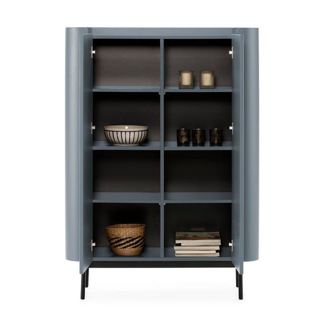 Mueble Auxiliar Willa 100 Azul, detalle del acabado