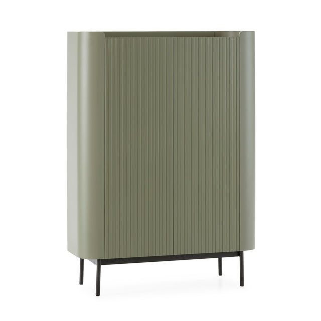 Mueble Auxiliar Willa 100 Verde, detalle del acabado