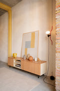 Mueble TV Nolla 200 Crema y madera