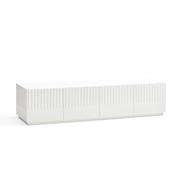 Mueble tv Doric Blanco/Negro Blanco Teulat