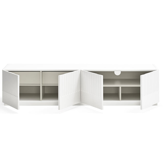 Mueble tv Doric Blanco/Negro Teulat