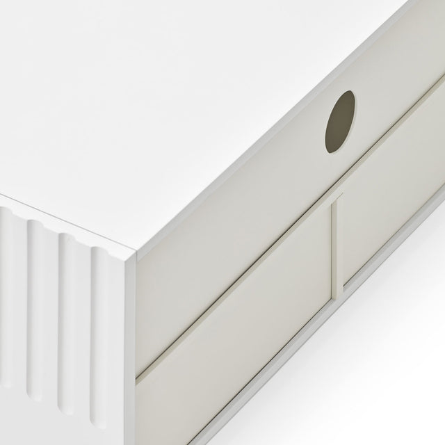 Mueble tv Doric Blanco/Negro Teulat