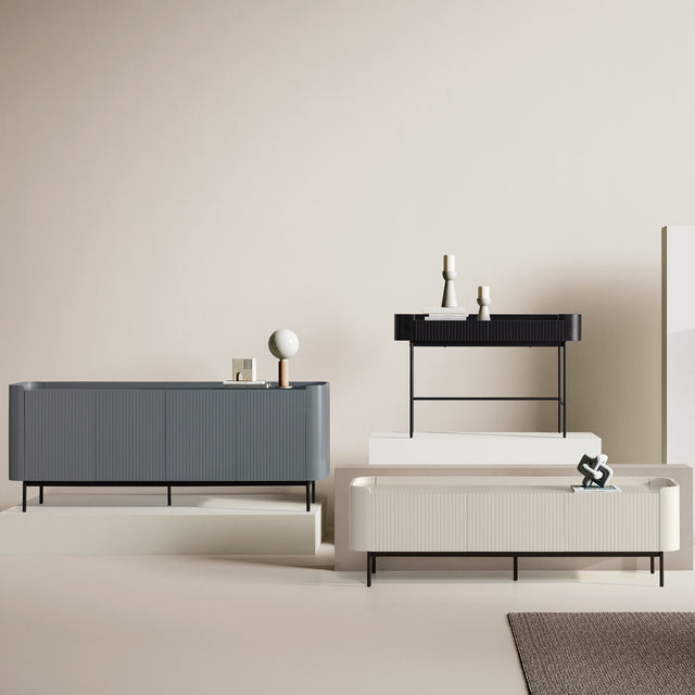 Mueble TV Willa 180 Crema, vista adicional