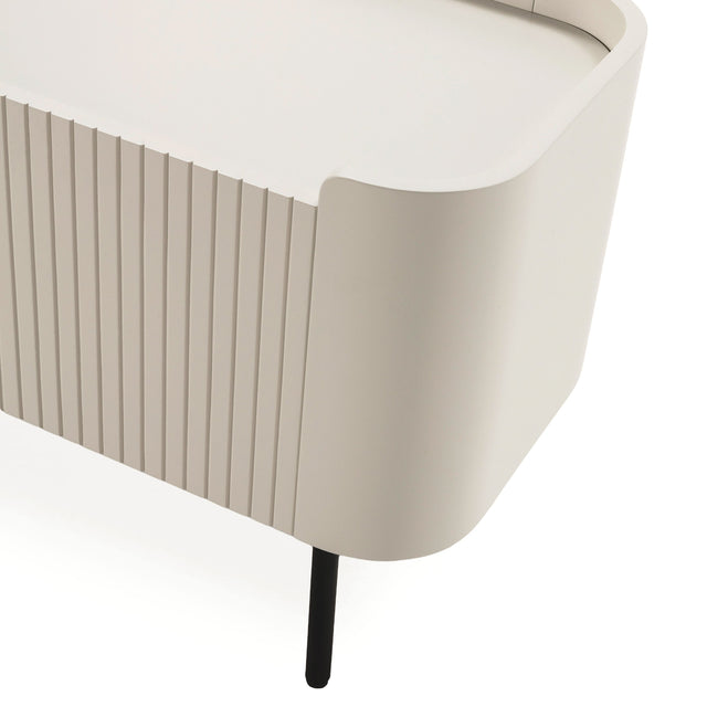 Mueble TV Willa 180 Crema, vista lateral