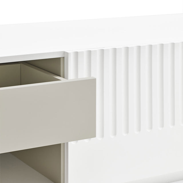 Mueble tv Doric Blanco/Negro Teulat