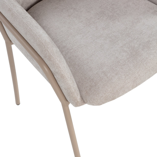 Silla de Comedor Aslin Beige, vista adicional