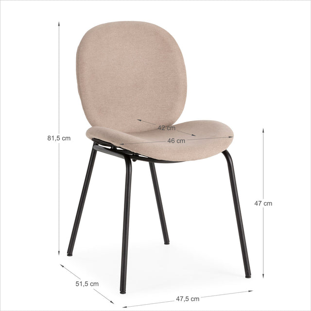 Silla Tapizada Cori