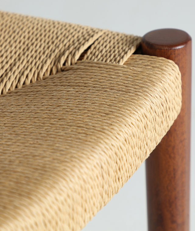 Silla Zelhem Haya Marrón & Cuerda Natural