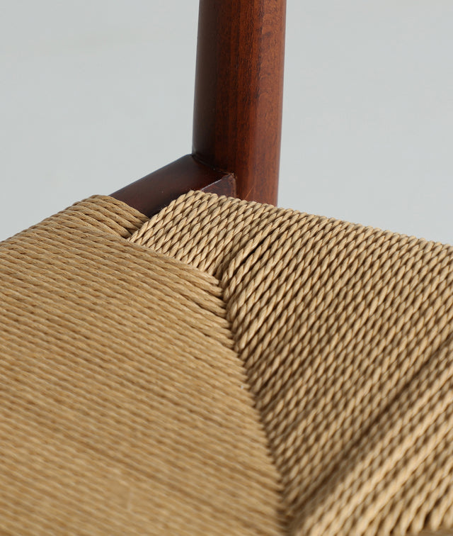 Silla Zelhem Haya Marrón & Cuerda Natural