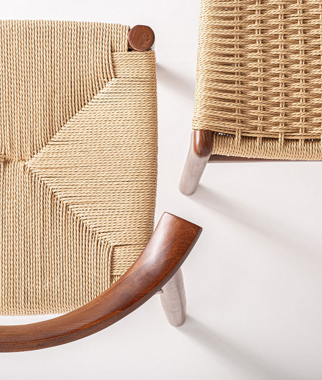 Silla Whel Haya Marrón & Cuerda Natural