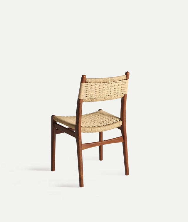 Silla Whel Haya Marrón & Cuerda Natural