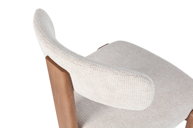 Silla de Comedor Nadia Beige Roble Lavado, vista adicional