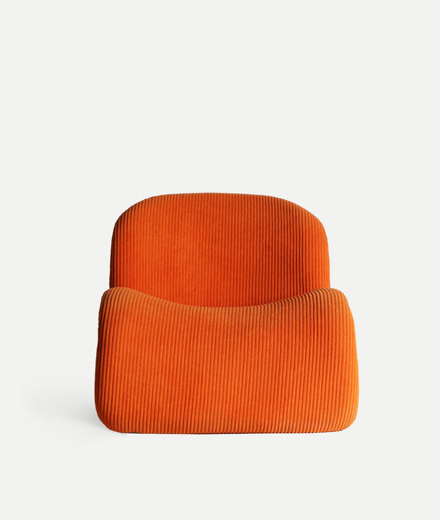Sillón Tapizado Vianne Naranja