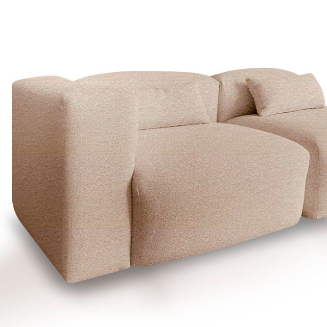 Sofá Modular Nido con acabado beige en ambiente de estilo nórdico
