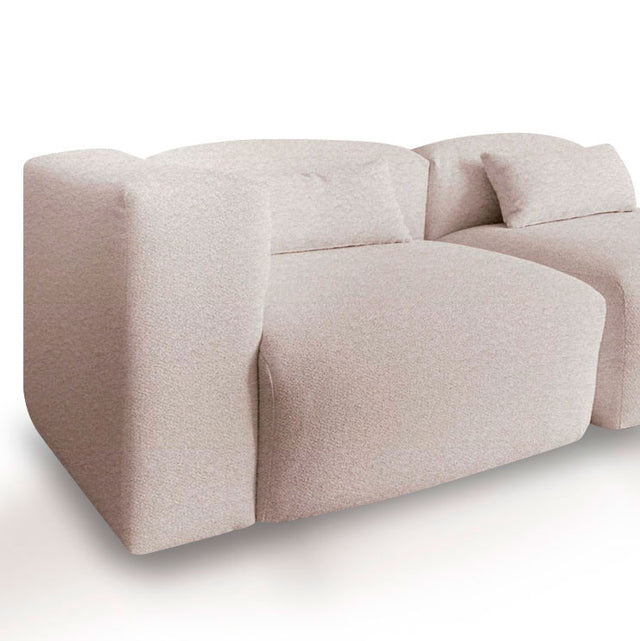 Sofá Modular Nido con acabado blanco en ambiente de estilo nórdico