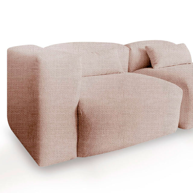 Sofá Modular Nido con acabado beige en ambiente de estilo nórdico