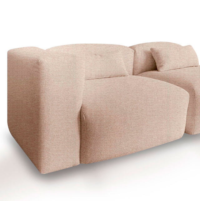 Sofá Modular Nido con acabado beige en ambiente de estilo nórdico