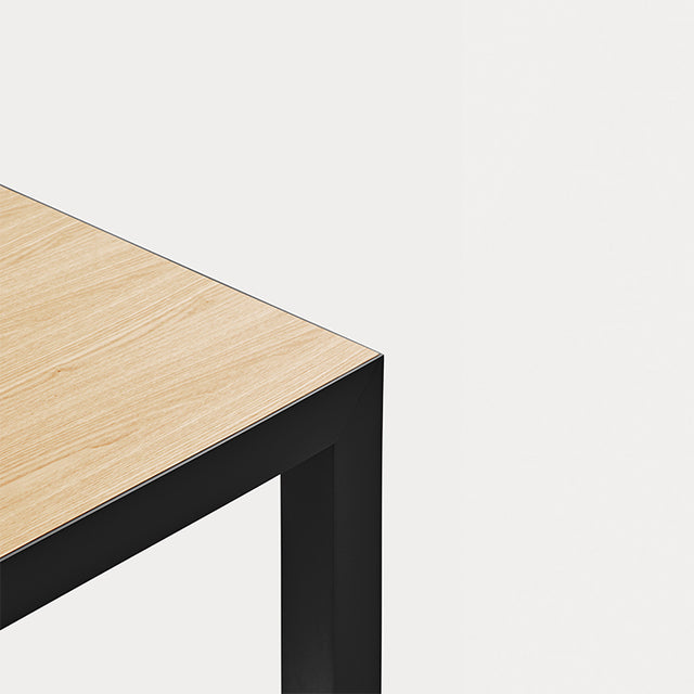 Mesa de Comedor Rectangular Alma 180 Roble & Negro