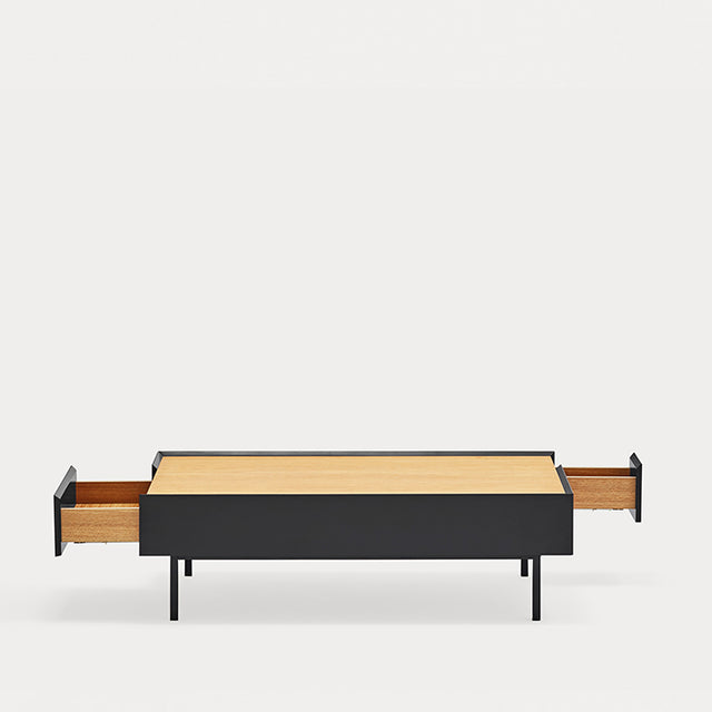 Mesa de Centro Rectangular Arista 110 Negra