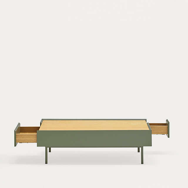 Mesa de Centro Rectangular Arista 110 Verde
