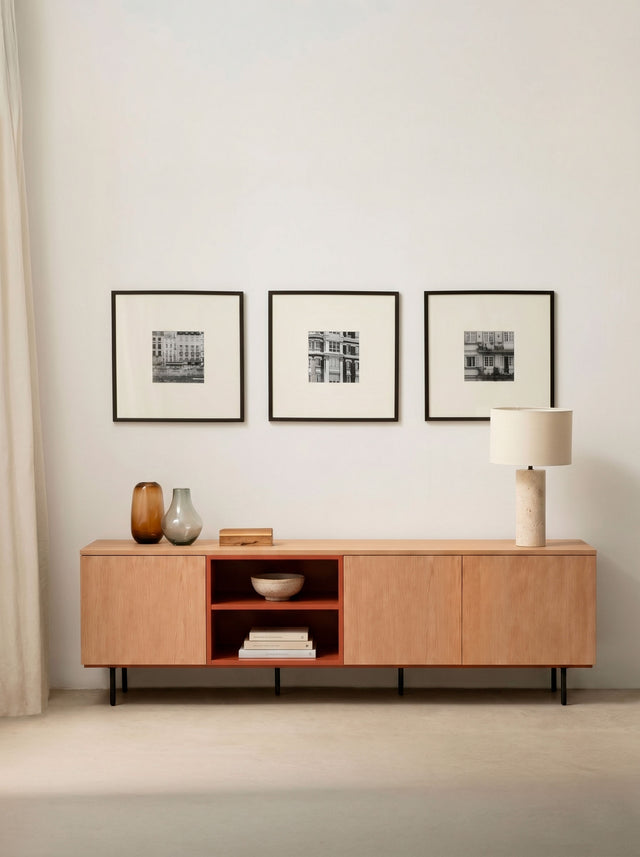 Mueble TV Nolla 200 Teja y Madera