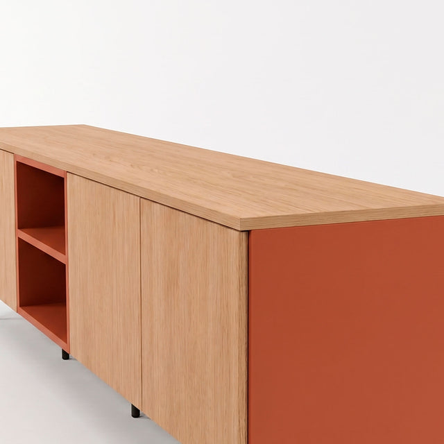 Mueble TV Nolla 200 Teja y Madera