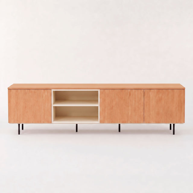 Mueble TV Nolla 200 Crema y madera