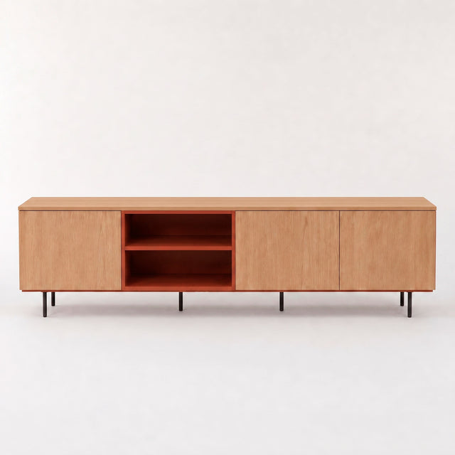 Mueble TV Nolla 200 Teja y Madera