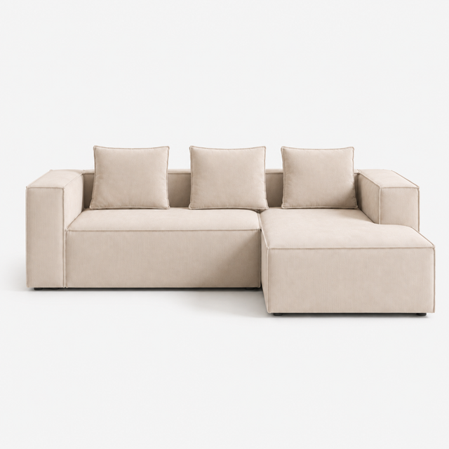 Sofá modular Cala con chaise longue derecha