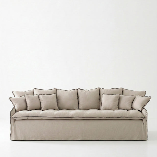 Sofa Goya vista frontal de estilo nórdico