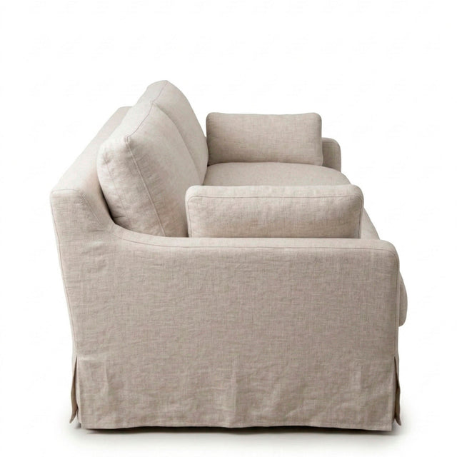 Sofa Roma vista lateral de estilo nórdico