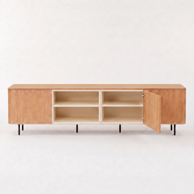 Mueble TV Nolla 200 Crema y madera