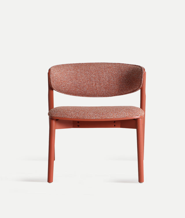 Butaca Tapizada Vreden Coral Jaspeado