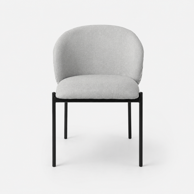 Juego de 4 Sillas de Comedor Faina Gris