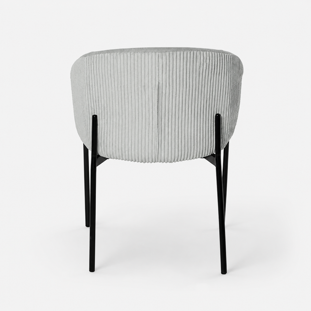 Juego de 4 Sillas de Comedor Faina Gris