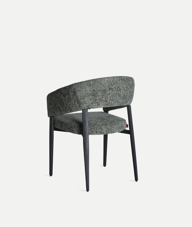Silla Tapizada Bruges Gris Jaspeado