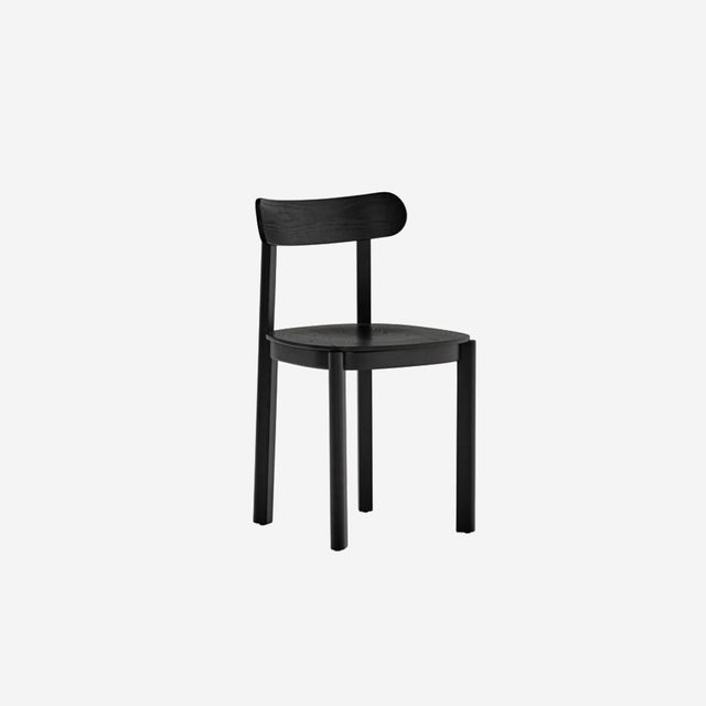 Silla madera Nara Negro Teulat